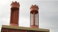 Two Secret Energy Turbine rooftop turbines