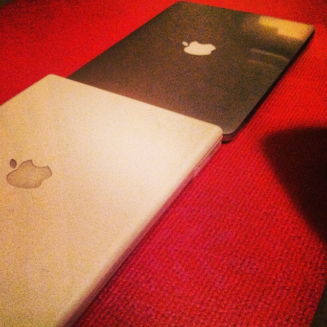 Old vs new. #apple #yaynewcomputer