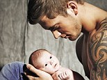 Baby love: The Only Way Is Essex star Dan Osborne shows off his newborn son Teddy