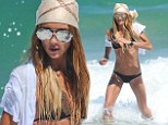 'I'm a very naturally slim girl': Sharni Vinson claims she's been 'sitting on my a*** doing nothing' eating a 'diet of burgers and banana milkshake'