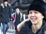 'I can't help it. I love Downton Abbey': Maggie Gyllenhaal steps out with lookalike daughter Ramona after professing her love for British period drama