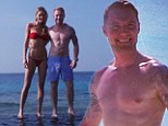 Ronan Keating and girlfriend Storm Uechtritz show off their toned beach bodies in candid Twitter photos from the Maldives