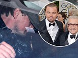 Catch Me If You Can! Leonardo DiCaprio goes incognito as he celebrates his Golden Globe win dining out with Martin Scorsese
