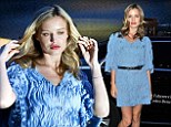 Like she just stepped out of a salon: Georgia May Jagger can't stop flipping her hair at Berlin Fashion Week