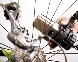 on treehugger: symphony created from bicycle components