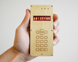 laser-cut DIY cellphone project by david mellis