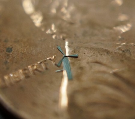 Micro Wind Turbine From UTA. Image Credit: University of Texas at Arlington. Click image for the largest view.