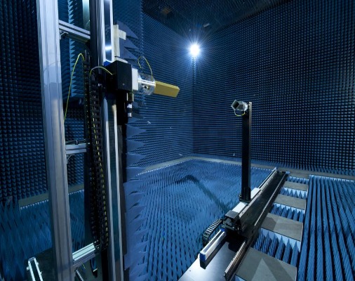 SMU Antenna Characterization Lab anechoic chamber